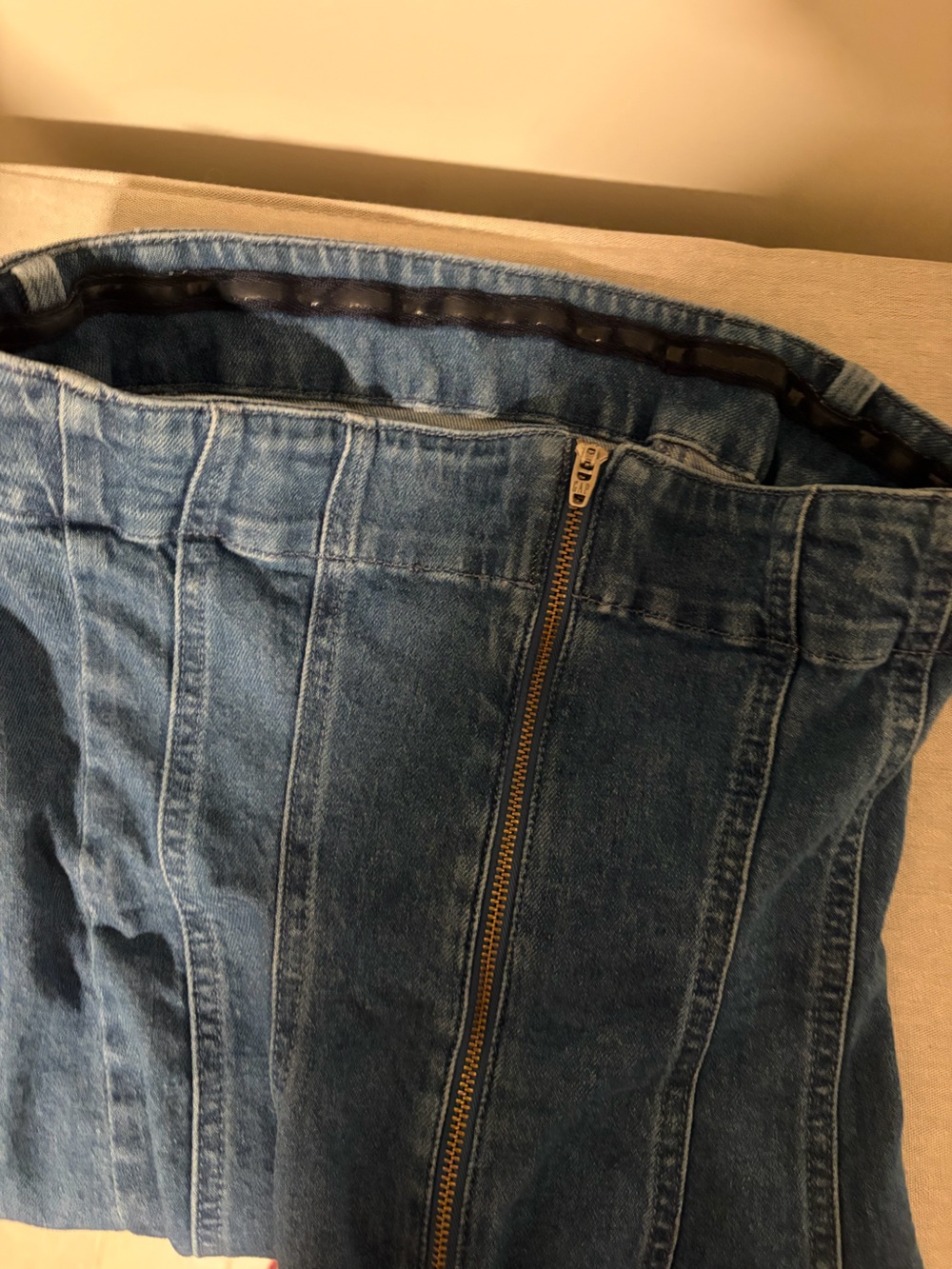 GAP Blue Denim Midi Dress - Picture 5 of 5